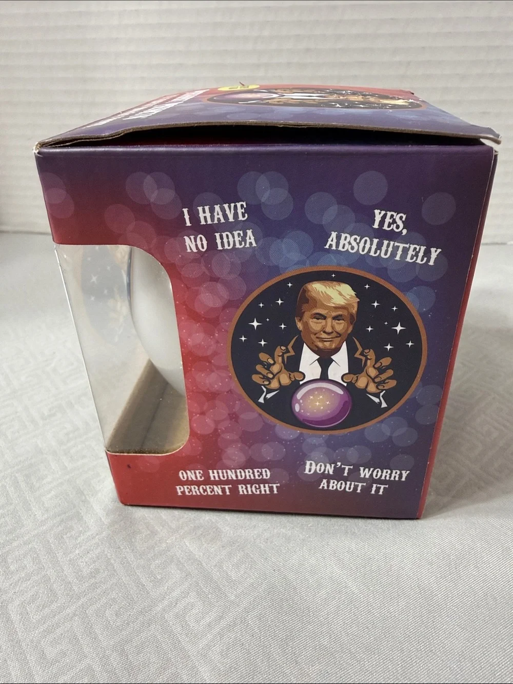 Talking President Predicto Fortune Teller Multicolor Light- Up Sounds Party Ball